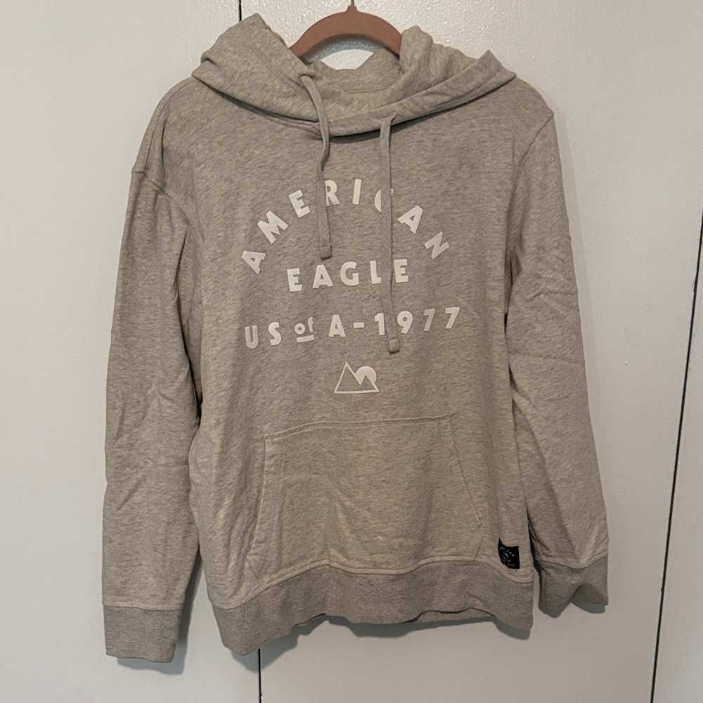 American Eagle Outfitters Light Gray Hoodie